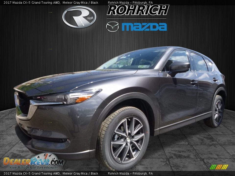 2017 Mazda CX-5 Grand Touring AWD Meteor Gray Mica / Black Photo #4