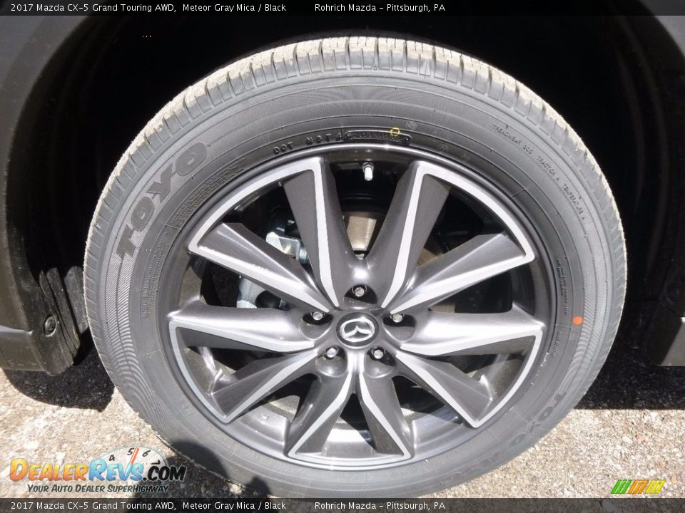 2017 Mazda CX-5 Grand Touring AWD Meteor Gray Mica / Black Photo #5