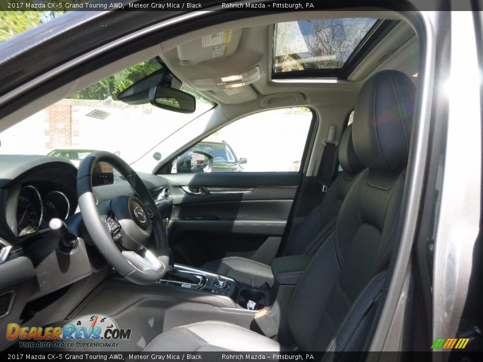 2017 Mazda CX-5 Grand Touring AWD Meteor Gray Mica / Black Photo #6