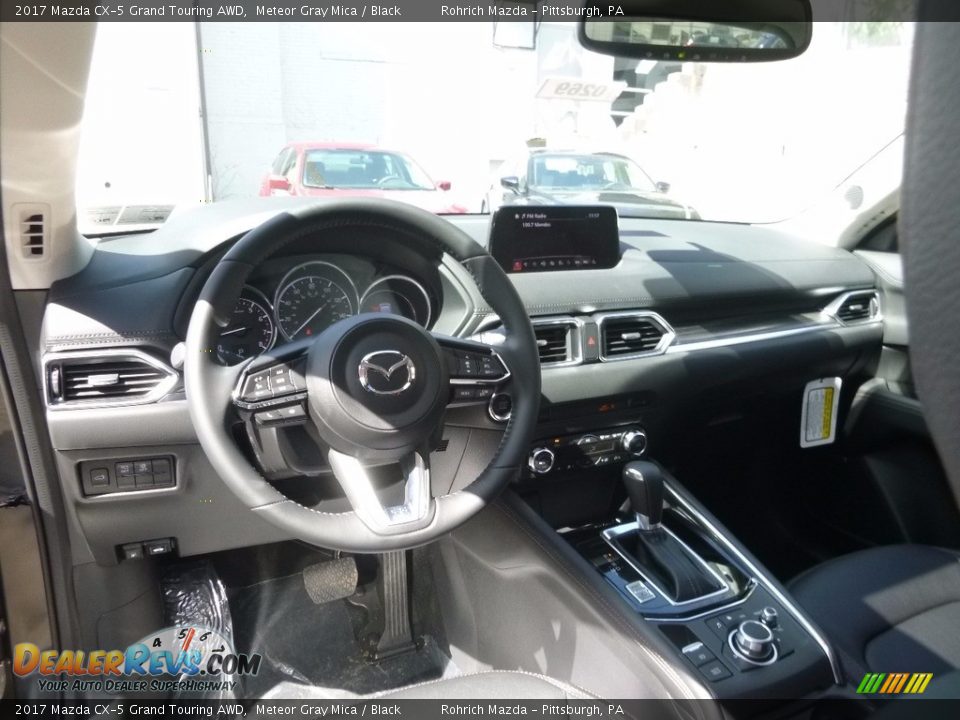 2017 Mazda CX-5 Grand Touring AWD Meteor Gray Mica / Black Photo #8