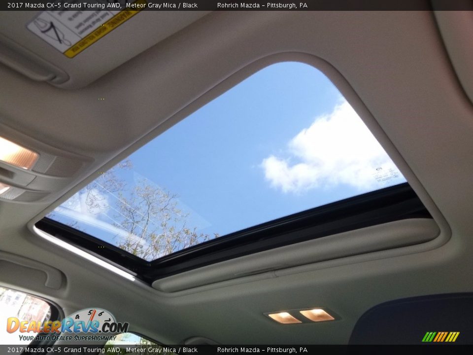 2017 Mazda CX-5 Grand Touring AWD Meteor Gray Mica / Black Photo #11