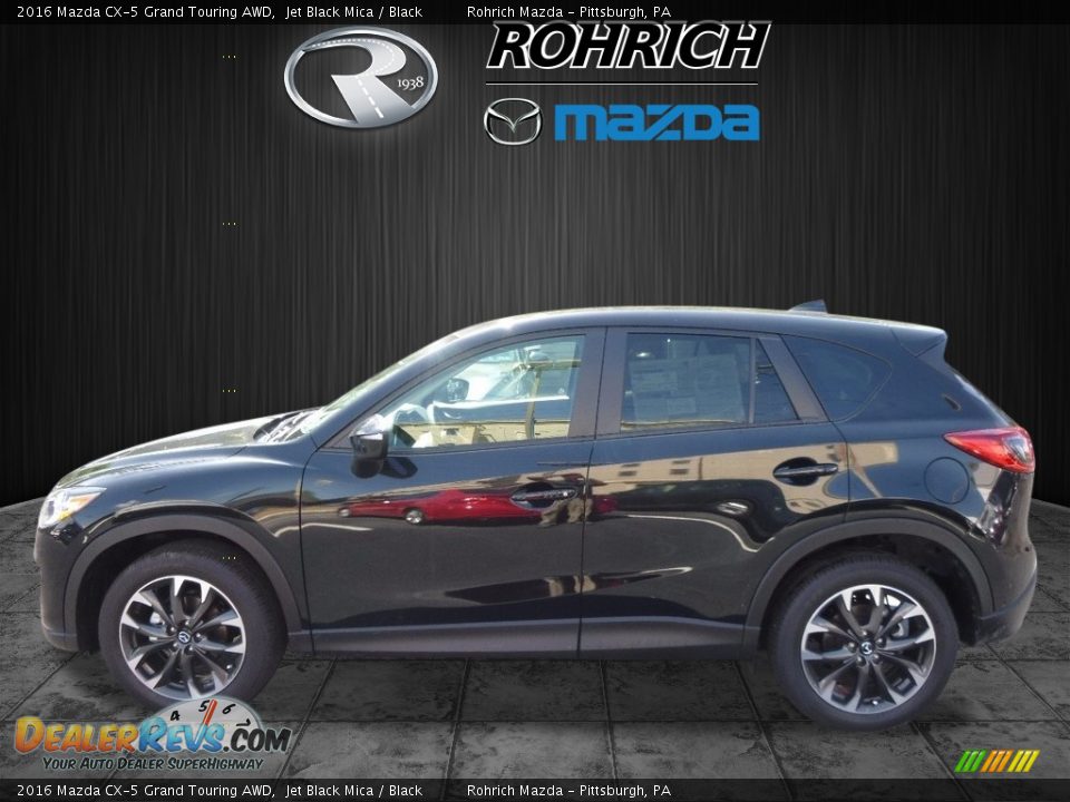 2016 Mazda CX-5 Grand Touring AWD Jet Black Mica / Black Photo #3