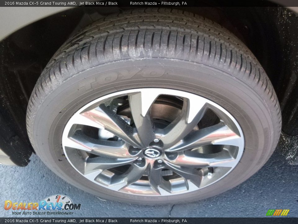 2016 Mazda CX-5 Grand Touring AWD Jet Black Mica / Black Photo #5