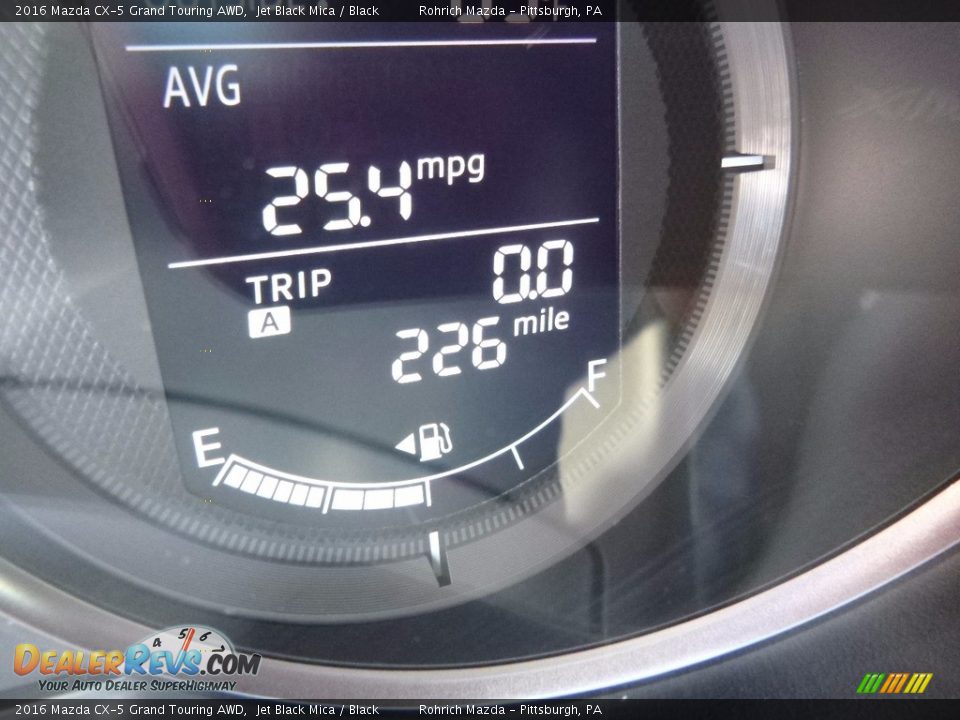 2016 Mazda CX-5 Grand Touring AWD Jet Black Mica / Black Photo #15