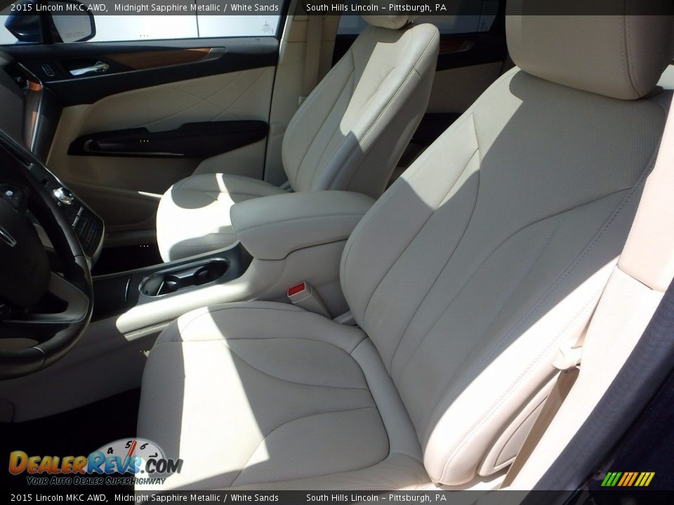 2015 Lincoln MKC AWD Midnight Sapphire Metallic / White Sands Photo #15