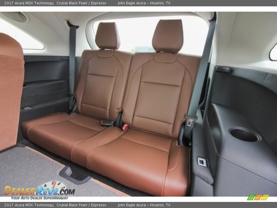 Rear Seat of 2017 Acura MDX Technology Photo #18