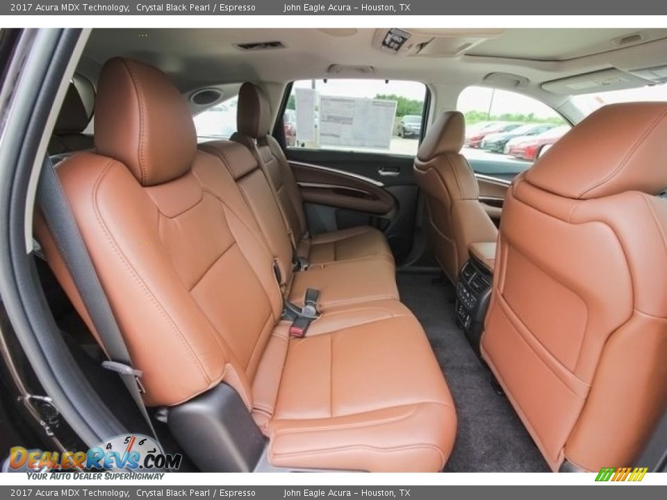 Rear Seat of 2017 Acura MDX Technology Photo #22