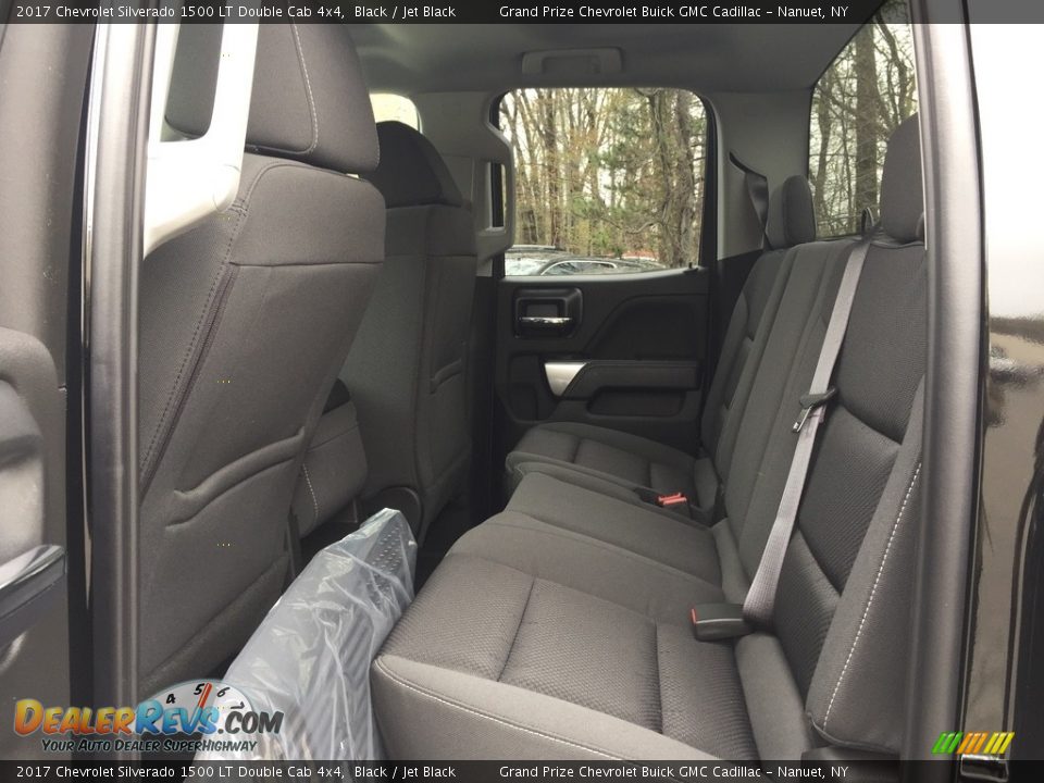 2017 Chevrolet Silverado 1500 LT Double Cab 4x4 Black / Jet Black Photo #7
