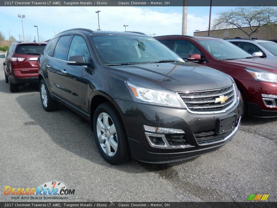 2017 Chevrolet Traverse LT AWD Tungsten Metallic / Ebony Photo #3