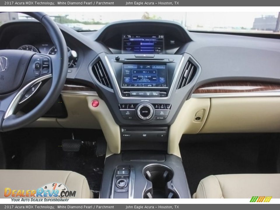 2017 Acura MDX Technology White Diamond Pearl / Parchment Photo #35