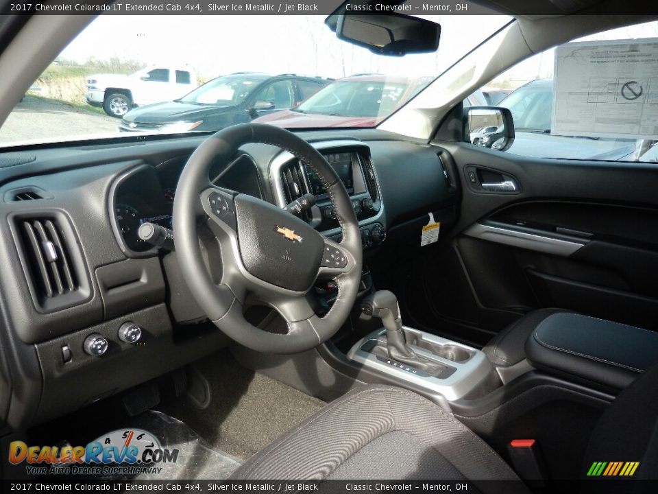 2017 Chevrolet Colorado LT Extended Cab 4x4 Silver Ice Metallic / Jet Black Photo #7
