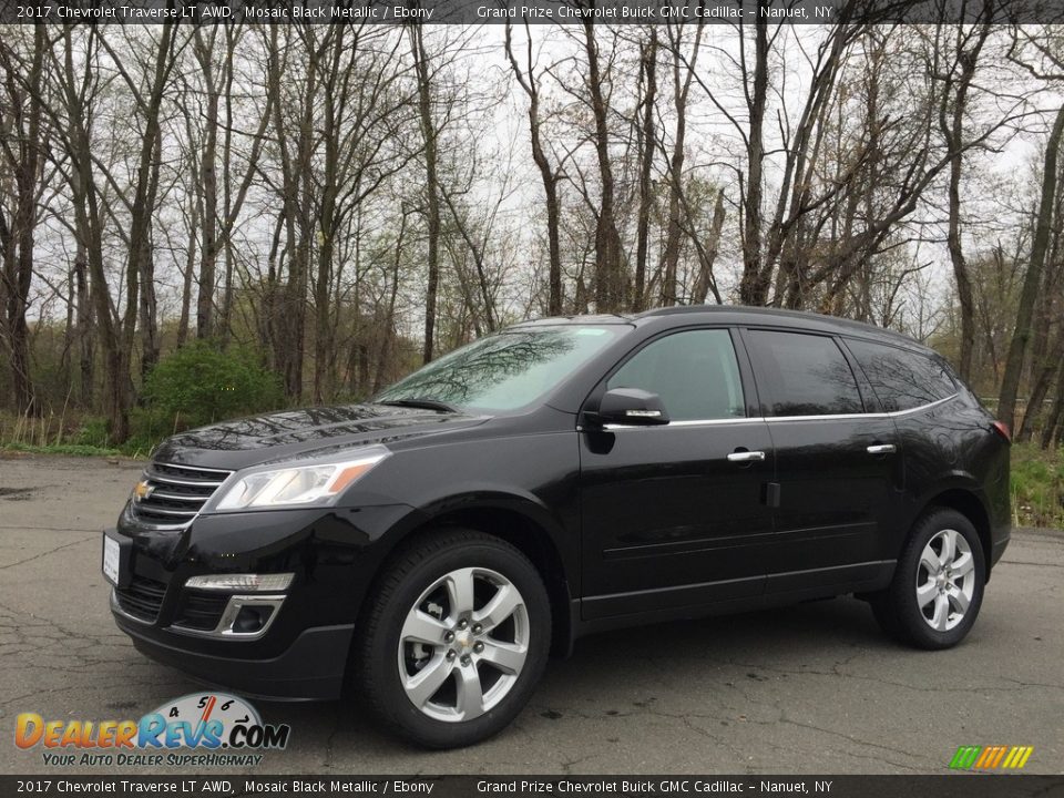 2017 Chevrolet Traverse LT AWD Mosaic Black Metallic / Ebony Photo #1