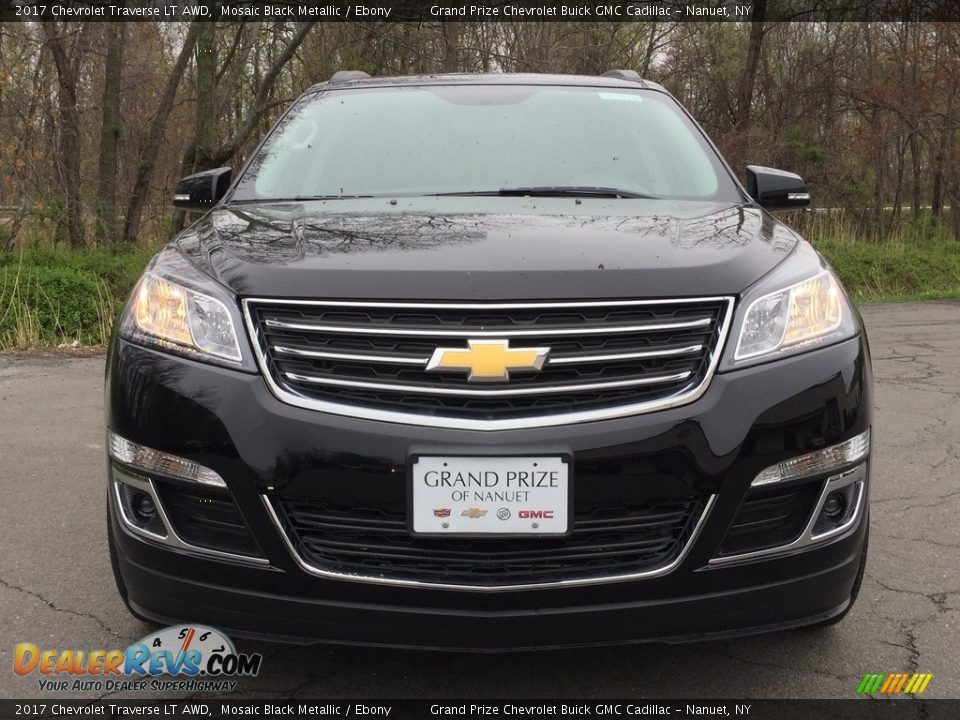 2017 Chevrolet Traverse LT AWD Mosaic Black Metallic / Ebony Photo #2