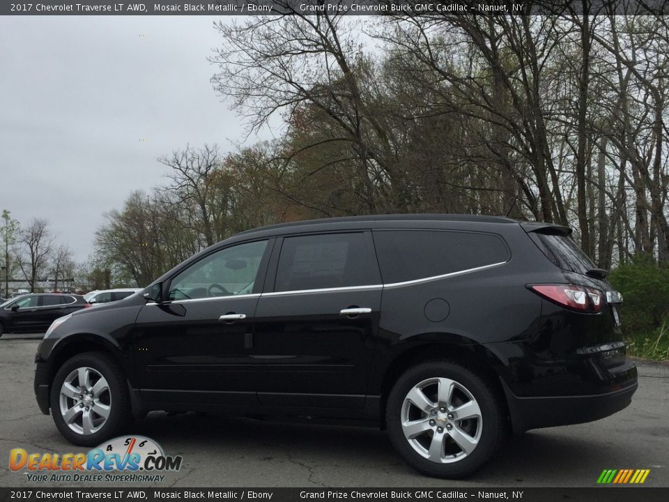 2017 Chevrolet Traverse LT AWD Mosaic Black Metallic / Ebony Photo #6