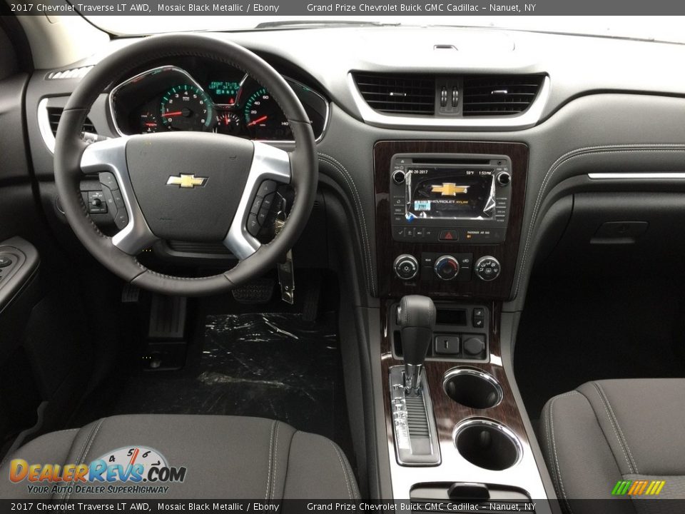 2017 Chevrolet Traverse LT AWD Mosaic Black Metallic / Ebony Photo #8