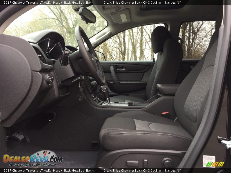 2017 Chevrolet Traverse LT AWD Mosaic Black Metallic / Ebony Photo #9