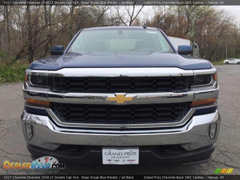 2017 Chevrolet Silverado 1500 LT Double Cab 4x4 Deep Ocean Blue Metallic / Jet Black Photo #2