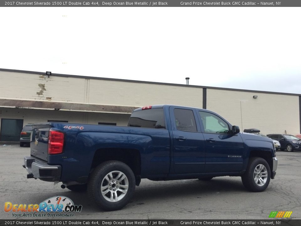2017 Chevrolet Silverado 1500 LT Double Cab 4x4 Deep Ocean Blue Metallic / Jet Black Photo #4