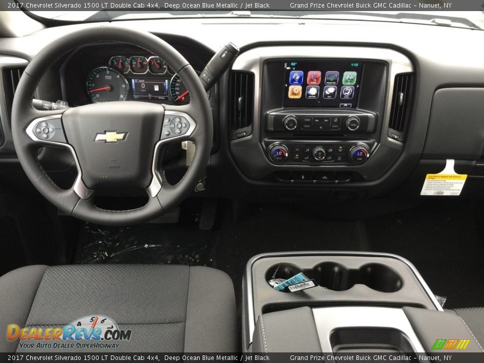 2017 Chevrolet Silverado 1500 LT Double Cab 4x4 Deep Ocean Blue Metallic / Jet Black Photo #8