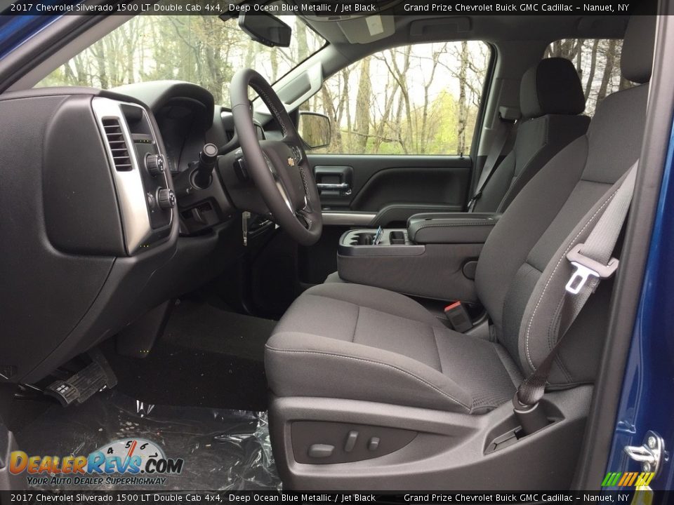 2017 Chevrolet Silverado 1500 LT Double Cab 4x4 Deep Ocean Blue Metallic / Jet Black Photo #9