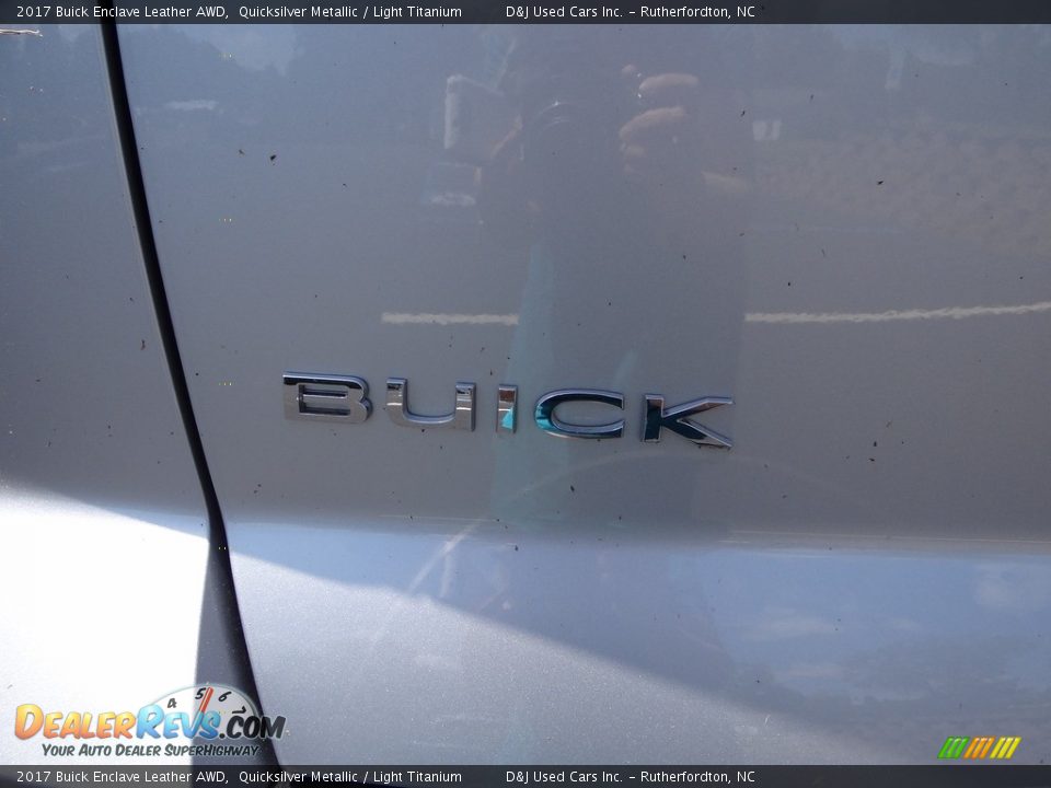 2017 Buick Enclave Leather AWD Quicksilver Metallic / Light Titanium Photo #9