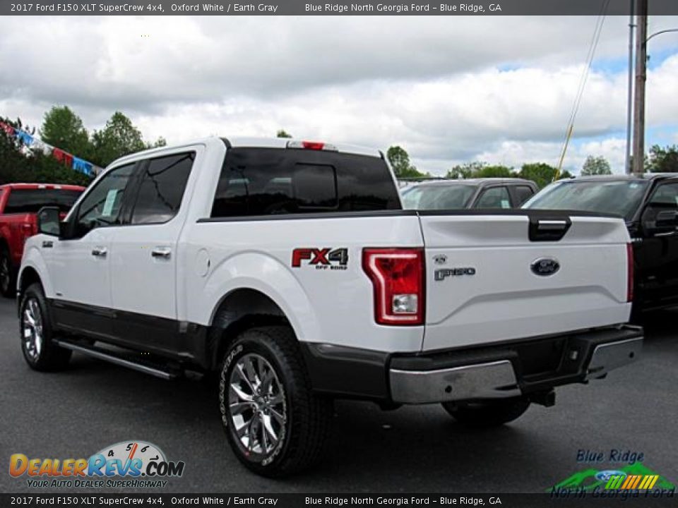 2017 Ford F150 XLT SuperCrew 4x4 Oxford White / Earth Gray Photo #3