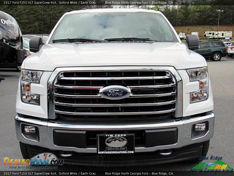 2017 Ford F150 XLT SuperCrew 4x4 Oxford White / Earth Gray Photo #5
