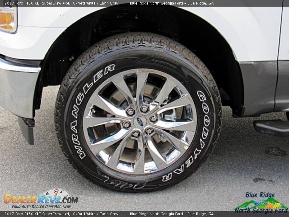 2017 Ford F150 XLT SuperCrew 4x4 Oxford White / Earth Gray Photo #9