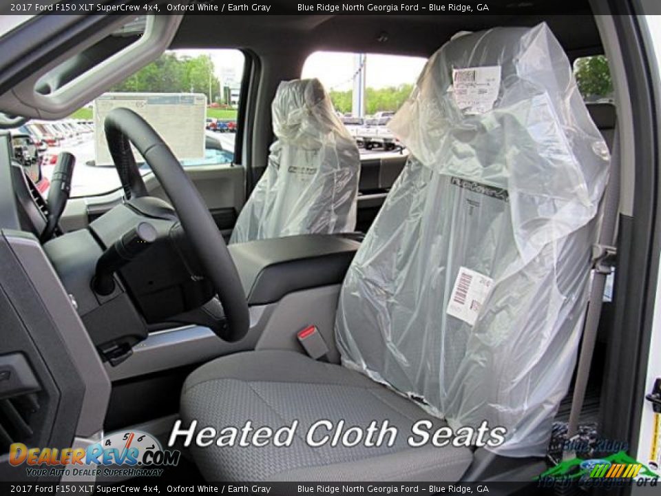 2017 Ford F150 XLT SuperCrew 4x4 Oxford White / Earth Gray Photo #11