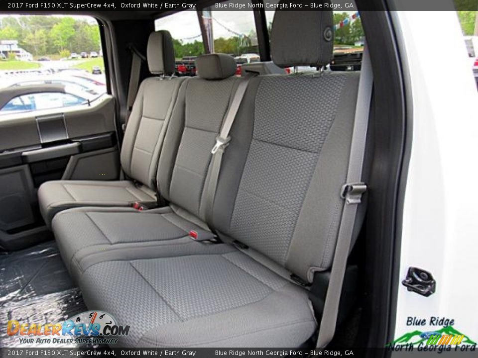2017 Ford F150 XLT SuperCrew 4x4 Oxford White / Earth Gray Photo #13