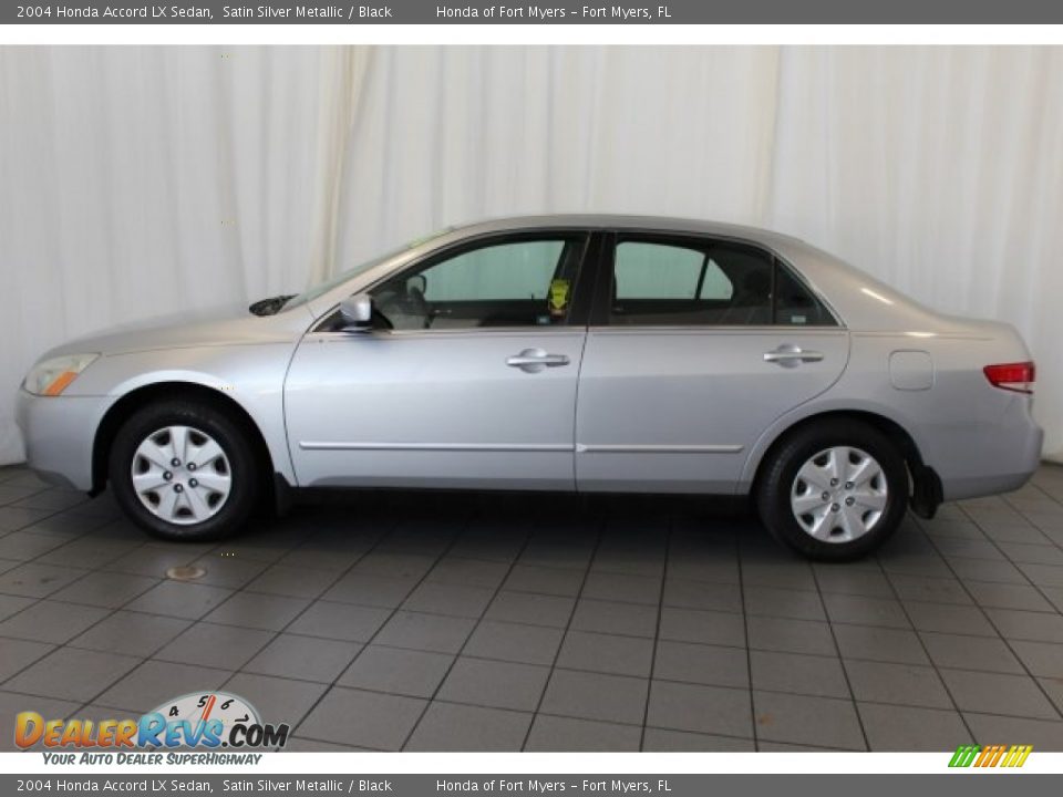 2004 Honda Accord LX Sedan Satin Silver Metallic / Black Photo #4