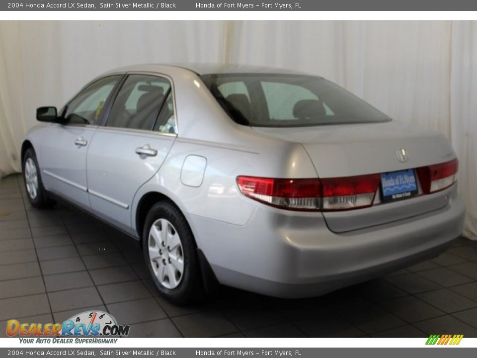 2004 Honda Accord LX Sedan Satin Silver Metallic / Black Photo #5