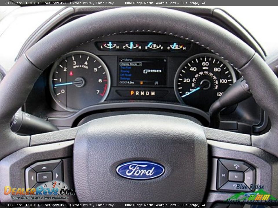 2017 Ford F150 XLT SuperCrew 4x4 Oxford White / Earth Gray Photo #19