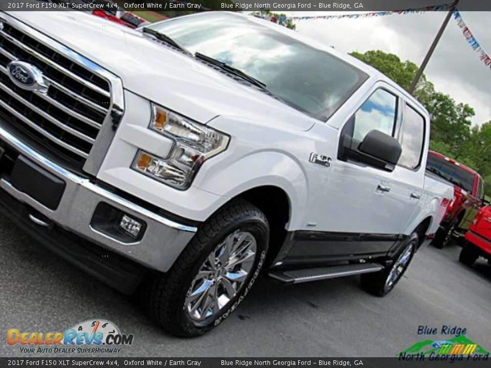 2017 Ford F150 XLT SuperCrew 4x4 Oxford White / Earth Gray Photo #34