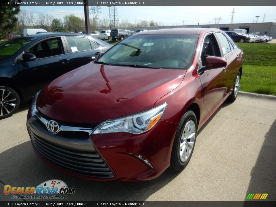 2017 Toyota Camry LE Ruby Flare Pearl / Black Photo #1