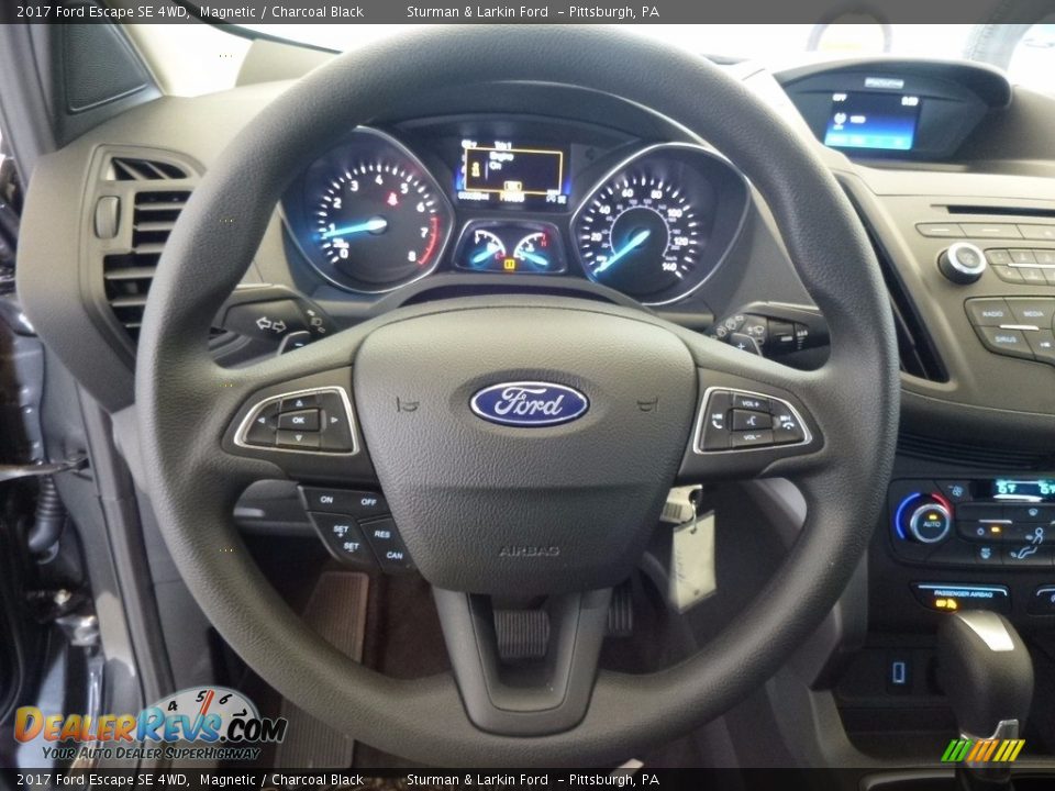 2017 Ford Escape SE 4WD Magnetic / Charcoal Black Photo #13