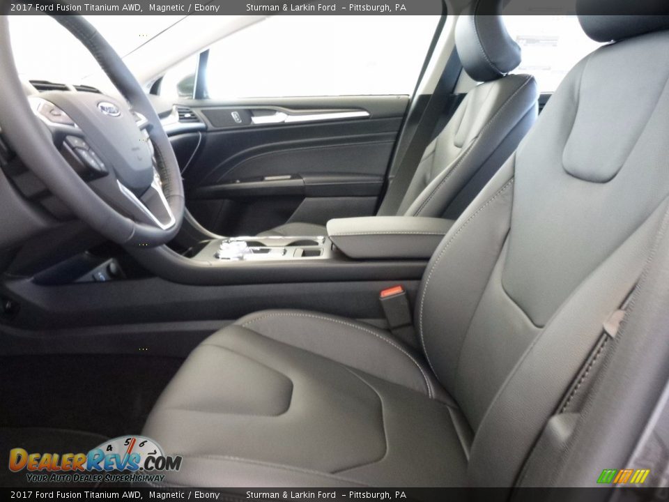 2017 Ford Fusion Titanium AWD Magnetic / Ebony Photo #7