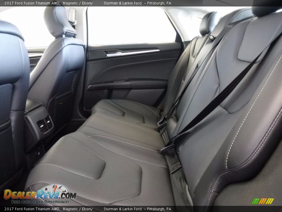 2017 Ford Fusion Titanium AWD Magnetic / Ebony Photo #8
