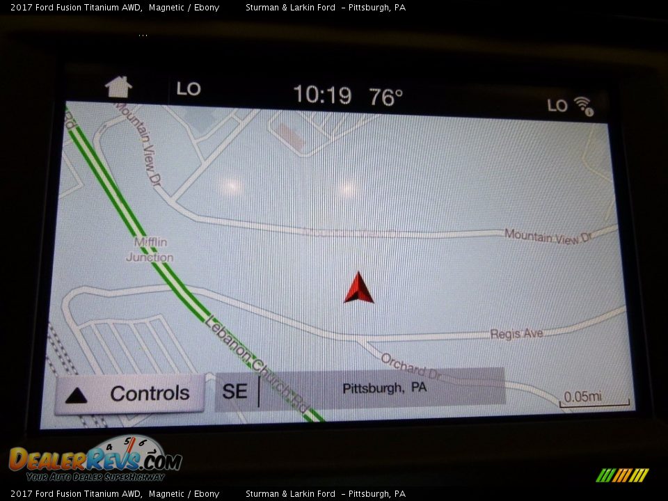 2017 Ford Fusion Titanium AWD Magnetic / Ebony Photo #13