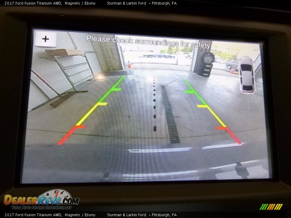 2017 Ford Fusion Titanium AWD Magnetic / Ebony Photo #14