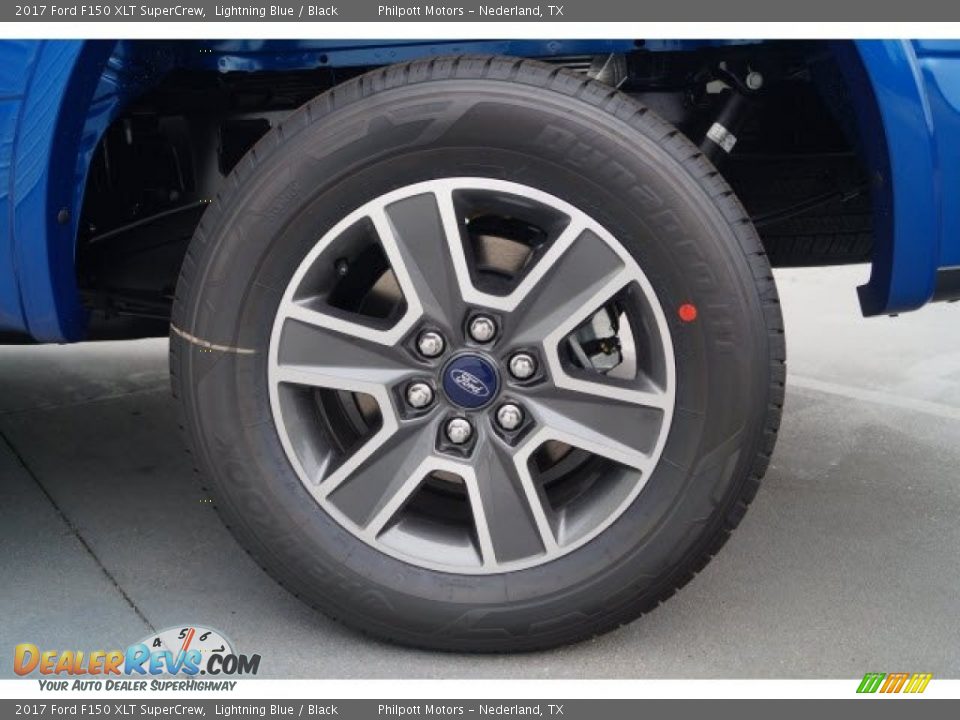 2017 Ford F150 XLT SuperCrew Lightning Blue / Black Photo #10