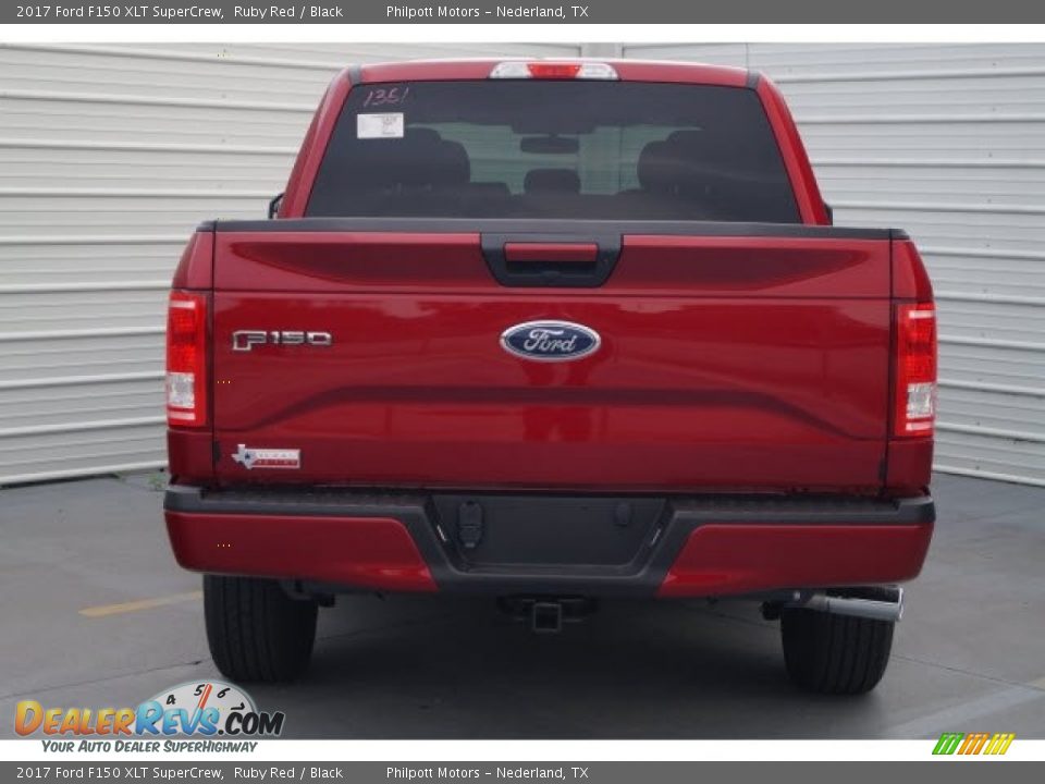 2017 Ford F150 XLT SuperCrew Ruby Red / Black Photo #5