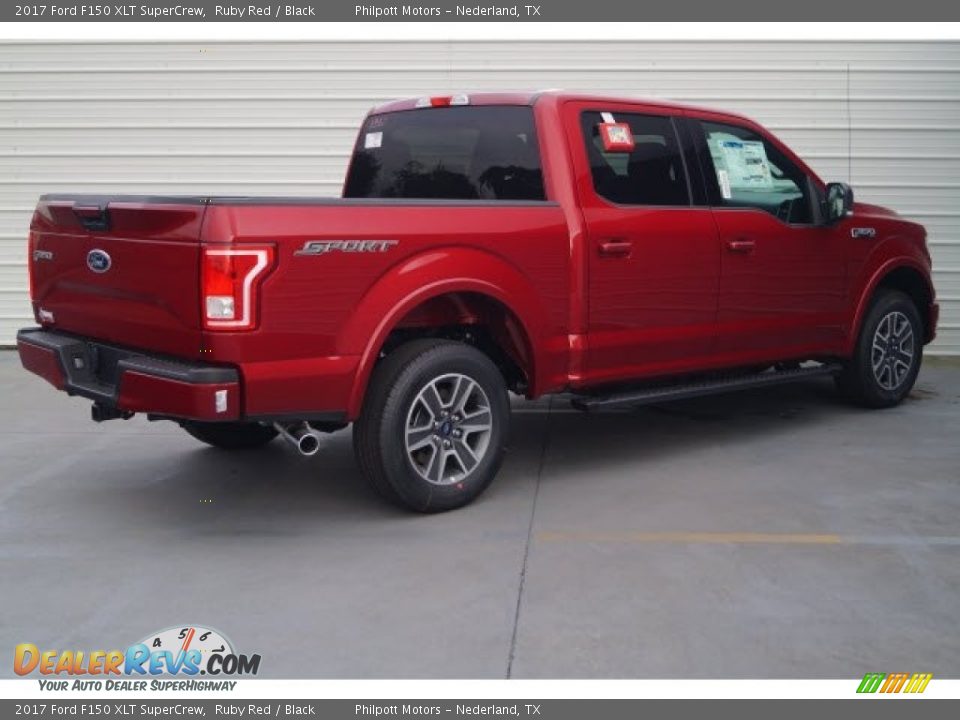 2017 Ford F150 XLT SuperCrew Ruby Red / Black Photo #6