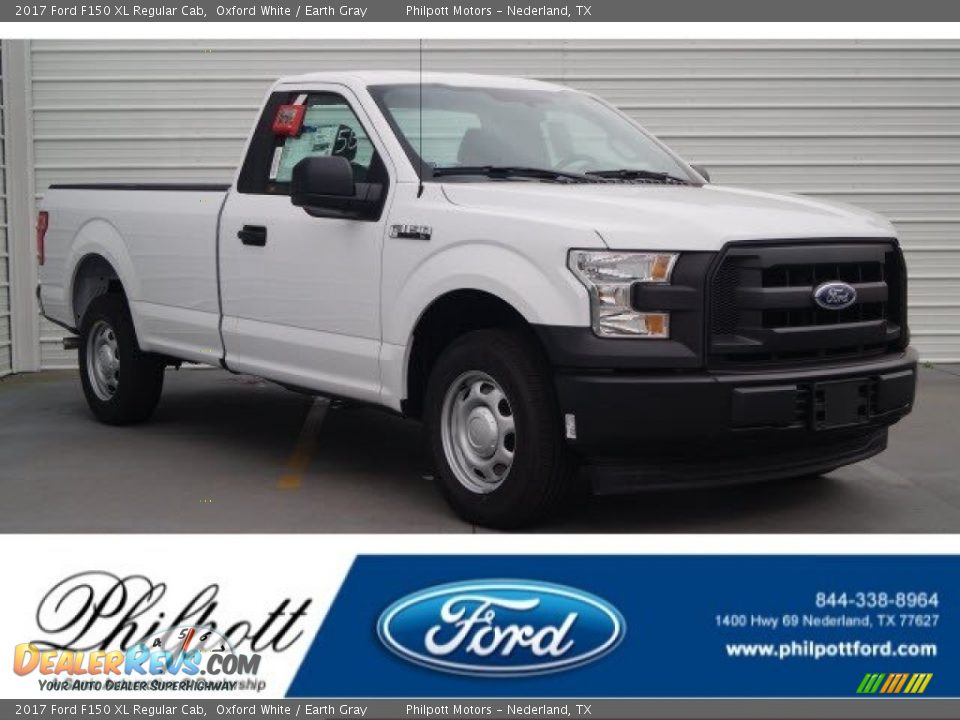 2017 Ford F150 XL Regular Cab Oxford White / Earth Gray Photo #1