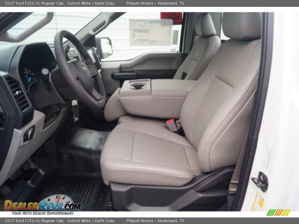 Front Seat of 2017 Ford F150 XL Regular Cab Photo #14