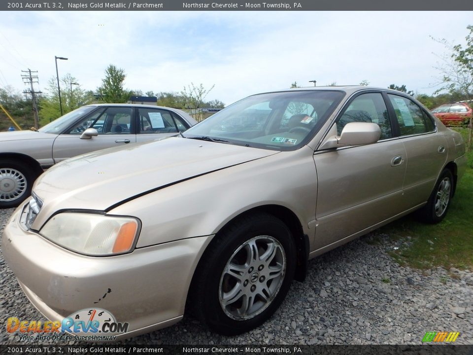 2001 Acura TL 3.2 Naples Gold Metallic / Parchment Photo #1