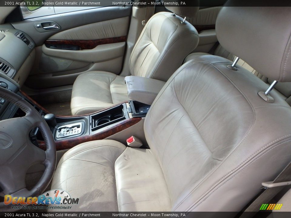 2001 Acura TL 3.2 Naples Gold Metallic / Parchment Photo #8