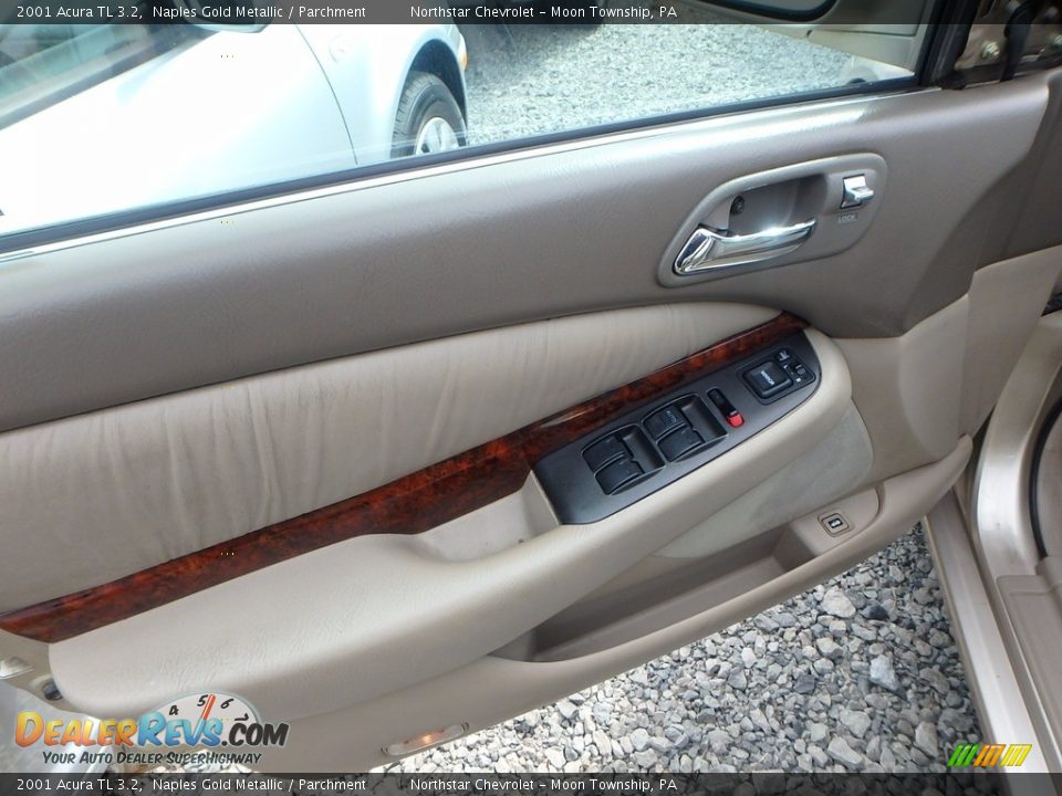 2001 Acura TL 3.2 Naples Gold Metallic / Parchment Photo #10