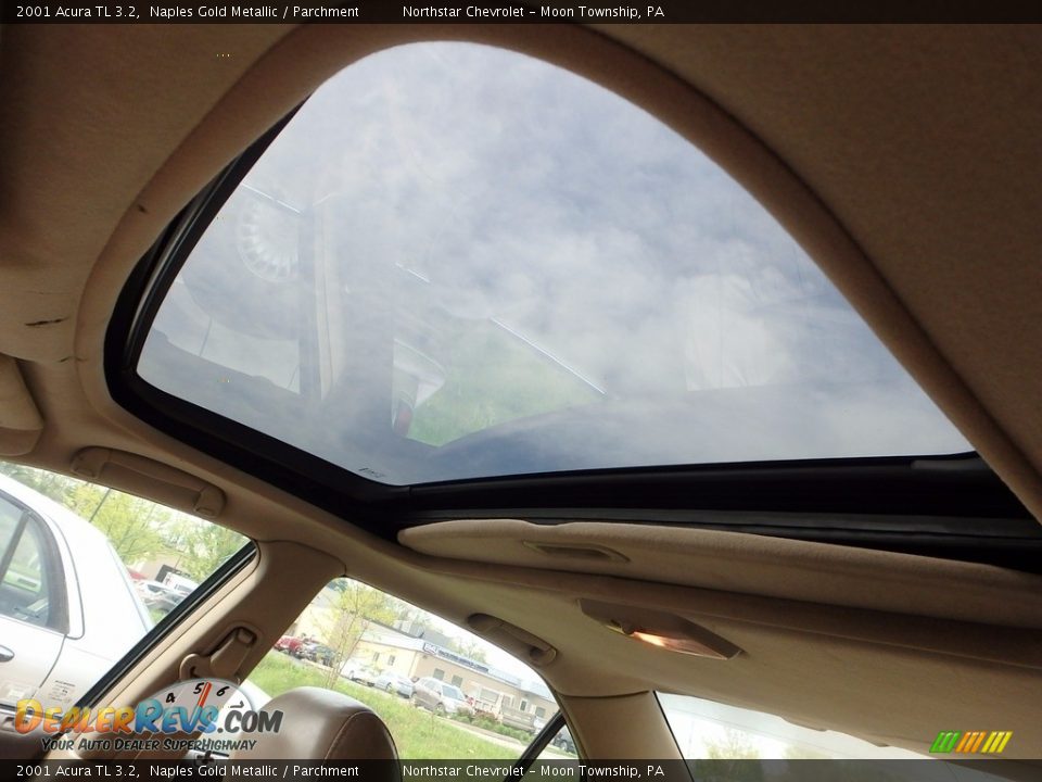 2001 Acura TL 3.2 Naples Gold Metallic / Parchment Photo #12