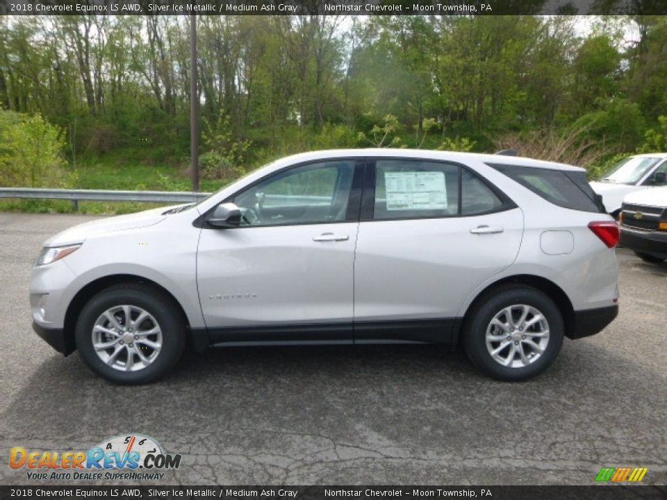 Silver Ice Metallic 2018 Chevrolet Equinox LS AWD Photo #2
